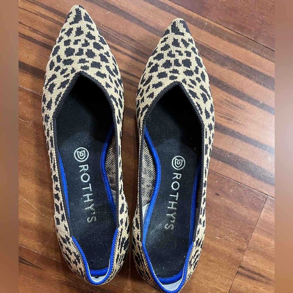 Rothy’s leopard shoes! Perfect condition worn only once!